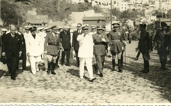 Visita de Franco a La Palma.